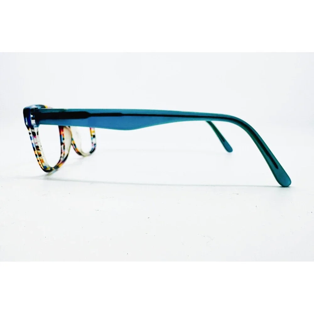 BCBG Eyeglass Frames Womens Blue Multi Striped CV 0002 51mm